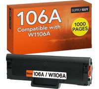 106A W1106A Toner Cartridge Compatible With Laser 107A 107W 135A 135W 135Wg 137Fwg Mfp 135A Mfp 135W Mfp 135Wg Mfp 137Fwg Laser Printer 107 135 Cartridges (1 Black Toner)