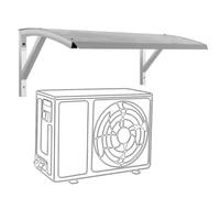 106CM Couvercle du Climatiseur for Les Unités Extérieures, Imperméable Patio Auvent AC Couverture, Couvercle de l’unité de Pompe À Chaleur Divisée pour Compresseur de Condenseur