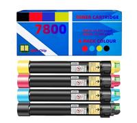 106R01569 106R01566 106R01567 106R01568 Cartouche de Toner Compatible avec Les imprimantes Xerox Phaser 7800, 7800DN, 7800DX et 7800GX, Lot de 4 Cartouches de Toner Couleur