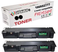 106R02777 Kit de 2 toners compatible avec Xerox Phaser 3260, WorkCentre 3225, Phaser 3260Vdni, WorkCentre 3225Vdni, WorkCentre 3215, Phaser 3052 (2 toners)