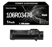 106R03476/77/78/79 Compatible pour Xerox Cartouche de Toner avec Puce | Remplacement pour Xerox Phaser 6510n 6510dn 6510dnm 6510dni WorkCentre 6515n 6515dn 6515dnm 6515dni 2 500 pages,Black