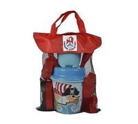 Mondo - Jeux de plage - Kit seau Pirates - 10 pièces