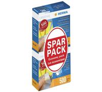 [1075] HERMA Pack Eco 2 x 500 Pastilles pour Photos Double Face