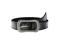 107cm Femmes Motif Serpent Ceinture En Cuir Boucle En Métal Jeans Robe Ceinture Accessoires, 107x2.8cm