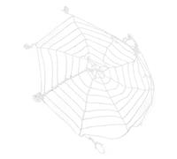 108 g d'araignées pour décorations d'Halloween, d'araignée ronde en coton blanc de 3,6 m pour jardin, décorations d'intérieur et d'extérieur d'Halloween et décorations de maison sorcière pour fêtes
