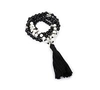 108 Mala Beads 8mm Natural Bracelet Healing Gemstone Yoga Meditation Hand Knotted Mala Prayer Bead Necklace