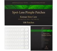 108 Patches Anti-Acné 2% Acide Salicylique + Tea Tree Oil & Acide Hyaluronique-Coreen Skincare Pimple Patch Anti Point Noir-Traitement Ciblé Pour Boutons Et Imperfections
