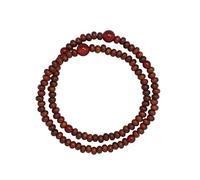 京都あさひ屋 108 perles japonaises rayées en palissandre et agate rouge double bracelet Juzu dhyana Zen Kyoto perles de prière faites à la main pour homme femme cadeaux perles mala élastiques