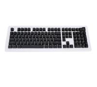 108 Touches de Clavier Allemand, Capuchons de Touche pour Clavier mécanique, Design Minimaliste translucide pour claviers 61, 64, 68, 84, 87, 96, 98, 100, 104 et 108 Touches, en (Noire)
