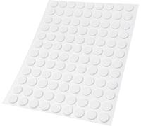 108 X Felt Gliders / White / Diameter 10 Mm / Round / 1.5 Mm Thick / Self-Adhesive Gliders Of Optimal Quality