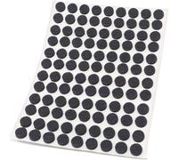 108 x Felt Pads/Black/Diameter 10 mm/Round/Thickness 3.5 mm/Self-Adhesive,Optimal Quality