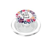 108 Years Loved Floral 108th Birthday Men Women Anniversary PopSockets PopGrip pour MagSafe