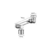 1080 Extension de robinet à rotation universelle Tête pulvérisation Bras robot cuisine robinets Mélangeur Aérateur Bulleur Buse d'eau(ABS Single mode)