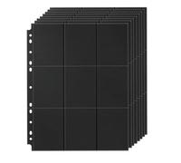 1080 Pochettes pour Cartes à Collectionner Pochettes Classeur Carte Album Vierges pour Trading Card Sleeves Transparents Jeu de Rangement Collection (A) (A)