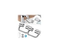 1080° Rotating Faucet Extender, 1080 Rotatable Faucet Aerator Extension for Bathroom Kitchen Sink, Multifunctional Universal Robotic Arm Faucet Extension (2pcs)