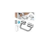 1080° Rotating Faucet Extender, 1080 Rotatable Faucet Aerator Extension for Bathroom Kitchen Sink, Multifunctional Universal Robotic Arm Faucet Extension (1pc)