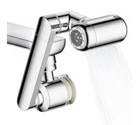 1080° Rotating Faucet Extender with Upward Facial Mist, 4 Water Modes & Built-in Filter, Adjustable Swivel Tap Aerator, Water Saving Universal Sink Sprayer for Kitchen & Bathroom Faucet