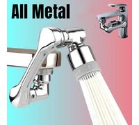 1080 ° Tête de pulvérisation de robinet à Rotation universelle, adaptateur 22/24mm, prolongateur de robinet de lavabo, aérateur, buse de barboteur, robinet de cuisine 1080 Degree Double