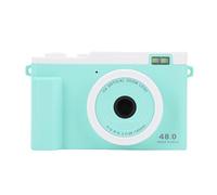 1080p 48MP HD Dual Camera Portable Camera Numérique 15x Zoom Optique LED Flash WiFi Transfert Compact Voyage (Green)
