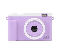 1080p 48MP HD Dual Camera Portable Camera Numérique 15x Zoom Optique LED Flash WiFi Transfert Compact Voyage (Purple)