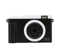 1080p 48MP HD Dual Camera Portable Camera Numérique 15x Zoom Optique LED Flash WiFi Transfert Compact Voyage (Black)