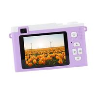 1080p 48MP HD Dual Camera Portable Camera Portable Digital avec 15x Zoom LED Flash WiFi Transfert Compact Petit Appareil Photo pour Voyager (Purple)