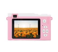 1080p 48MP HD Dual Camera Portable Camera Portable Digital avec 15x Zoom LED Flash WiFi Transfert Compact Petit Appareil Photo pour Voyager (Rouge Clair)