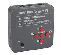 1080P 60FPS 2K 4800W 48MP HDMI USB Industriel électronique numérique vidéo Microscope caméra loupe for téléphone PCB réparation(Purple)