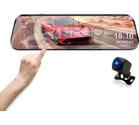 1080p Auto Dash Cam Vision nocturne 10-inch Full Display 170-degree Wide-angle Hd Driving Recorder Streaming Media Black