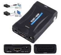 1080P Convertisseur Audio Vidéo Adaptateur Péritel USB Câble SCART vers HDMI--YuYuan shop