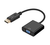 1080p DP DisplayPort Male to VGA Female Converter Adapter Cable Stock