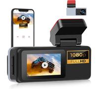 1080P Full HD Dashboard Recorder with 2 Inch Screen, Night Vision Loop Recording Dash Cam for Cars 170 Wide Angle WDR and G-Sensor