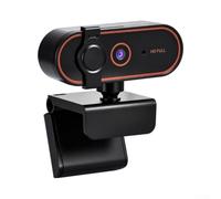 1080p HD USB pour webcam with Privacy Cover Black 1080p HD USB | pour crystal clear 1080p resolution, ideal for pro streaming, pour video calls, vibrant colors