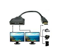 1080P HDMI Port Male a 2 Femelle 1 In 2 Out Splitter Cable Adapter Converter