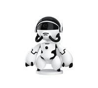 1080P Robot Astronaute SéCurité à Domicile Webcam IP Wifi CaméRa de SéCurité BéBé Sans Fil avec Vision Nocturne RéDuction Du Bruit (Blanc)