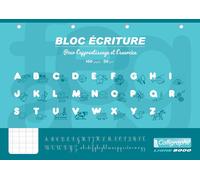 108242c Un Bloc D'écriture À L'italienne Bleu (Une Marque De Clairefontaine) - A4 29,7x21 Cm - 160 Pages Dl 3 Mm Iv Perforées 4 Trous - Papier Blanc 90 G - Couverture Carte Offset[Z281]
