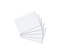 Herlitz 10836278 Lot de 100 fiches lignées Rose Format A8