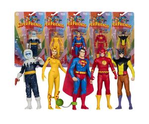 108427 DC Retro Super Friends Série 2 Lot Assortis (6)