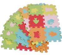 108pcs Tapis puzzle pour enfants Tapis d'éveil pour bébé avec motifs d'animaux