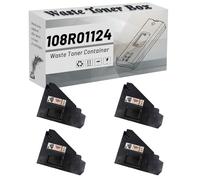 108R01124 108R1124 Boîte de Toner usagé Conteneur de déchets Compatible Remplacement pour imprimante pour Xerox VersaLink C400 C405 Phaser 6600 WorkCentre 6605N, Fiabilité Longévité 4 Pack
