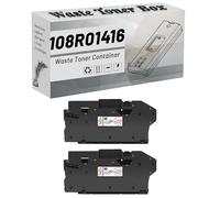 108R01416 Boîte de Toner usagé, conteneur de Remplacement Compatible pour imprimante pour Xerox Phaser 6510 WorkCentre 6515 VersaLink C500 C505 C600 C605 fiabilité et longévité 2*Black