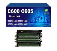 108R01486 108R01488 108R01485 108R01487 Unité De Tambour Compatible pour Xerox VersaLink C600 C605, Capacité De 40 000 Pages,4 Colors-1 Set