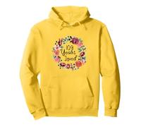 109 Years Loved 109th Birthday Floral Wreath Loved for Women Sweat à Capuche
