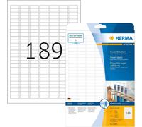 [10900] HERMA Pack 4725 Power Etiquette SPECIAL, 25,4 x 10 mm, blanc