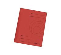 [10902476-12] herlitz Lot de 12 Chemises EASY ORGA Carton 240g Recyclé Rouge