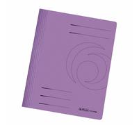 Herlitz Classeur 10902450, A4, carton de Manille, 25 pièces, blanc Violett