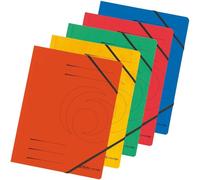 [10902872] herlitz Pack 5 chemises A4 Colorspan Elastique easyorga A4 carton ...