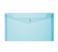 [10917516] herlitz Lot de 6 pochettes pour documents A5 PP Bleu / transparent