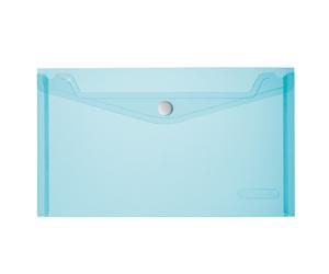 [10917516] herlitz Lot de 6 pochettes pour documents A5 PP Bleu / transparent