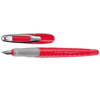 [10999795] herlitz Stylo plume "my.pen" Pointe Large GAUCHER Rouge / Gris
